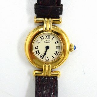 カルティエ(Cartier)のカルティエ(Cartier) SV925GP マストコリゼ ヴェルメイユ W1000654 ※ベルト社外品 【中古】 JA-18978(腕時計)