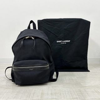 サンローラン(Saint Laurent)の名作 SAINT LAURENT シティ バックパック キャンバス レザー(リュック/バックパック)