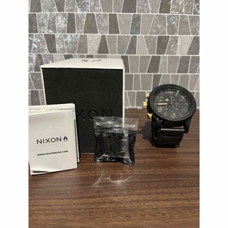 ニクソン(NIXON)のNixon 51-30 クロノグラフ ブラック ニクソン(腕時計(アナログ))