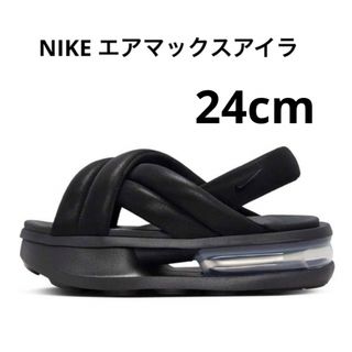 ナイキ(NIKE)のNIKE　ナイキ　エア マックス アイラ　ISLA　24.0   ブラック(サンダル)