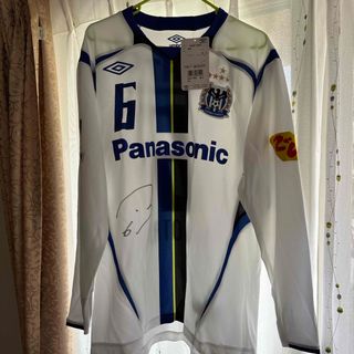 UMBRO - ガンバ大阪　2011レプリカ長袖ユニフォーム　横谷繁選手サイン入り