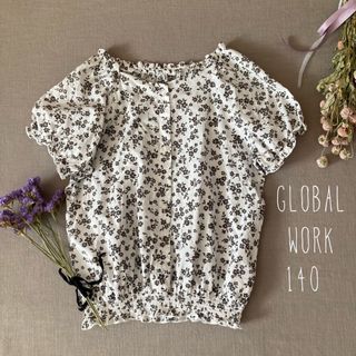 GLOBAL WORK - GLOBAL WORKグローバルワーク┄▸◂✾ ぽわん袖ブラウス140