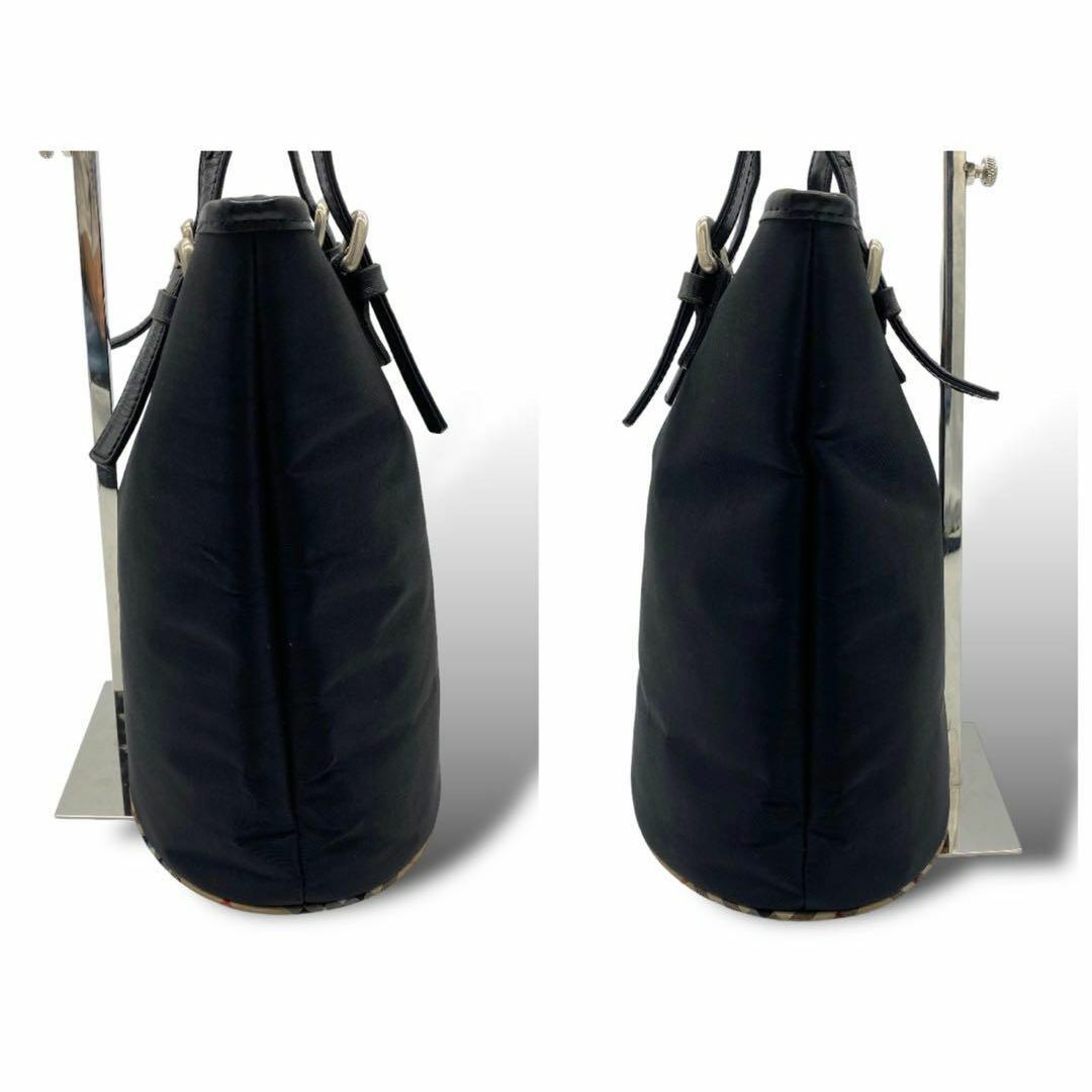 BURBERRYバーバリーブルーレーベルバケツ型トートバッグノバチェック 美品 BURBERRYバーバリーブルーレーベルバケツ型トートバッグノバチェック 美品