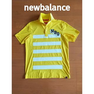 ニューバランスゴルフ(new balance golf)の美品♪newbalance golf★NBGマークポロシャツメンズ男性(ウエア)