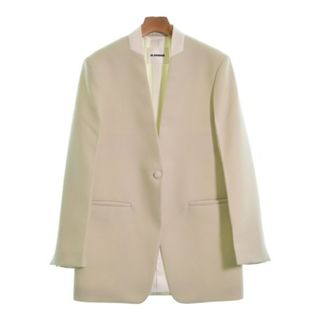 JIL SANDER ノーカラージャケット 32(XXS位) 黄緑系 【古着】【中古】