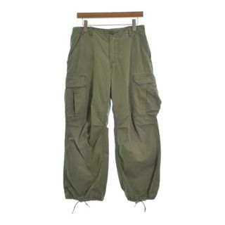 ミリタリー(MILITARY)のMILITARY ミリタリー カーゴパンツ S カーキ 【古着】【中古】(ワークパンツ/カーゴパンツ)