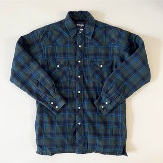 ラングラー(Wrangler)のWrangler ラングラー　チェックシャツ　ジャケット　USA古着　アメリカ(シャツ)