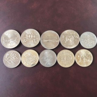 記念硬貨　記念500円硬貨　10種(貨幣)