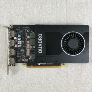 エヌビディア(NVIDIA)の【画面出力確認済】グラフィックボード NVIDIA QUADRO P2000/GPU-240708(PCパーツ)