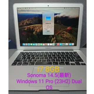 マック(Mac (Apple))のMacBook Air 2013 13インチi7 8GB 512GB Dual(ノートPC)