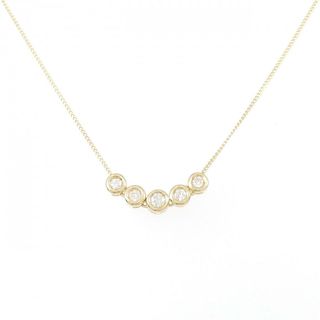 K18YG ダイヤモンド ネックレス 0.23CT(ネックレス)