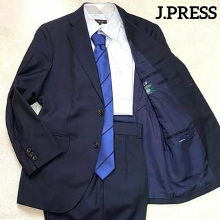 ジェイプレス(J.PRESS)のジェイプレス　スーツセット　濃紺色　S〜M相当(セットアップ)