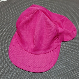 幼児　カラー帽　ピンク(帽子)
