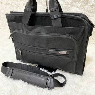 トゥミ(TUMI)の【美品】TUMI トゥミ　2way ビジネスバッグ　ブラック　ナイロン(ビジネスバッグ)