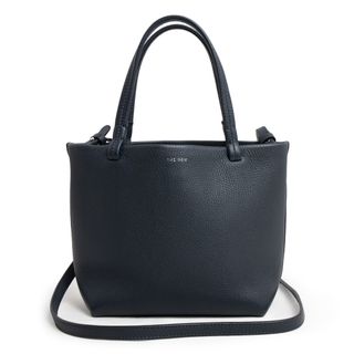 ザロウ(THE ROW)のザ ロウ スモール Park Tote トート 2Way ショルダー ハンドバッグ 斜め掛け グレインカーフレザー バージニアブルー ネイビー 紺 シルバー金具 W1199L THE ROW（新品・未使用品）(ハンドバッグ)