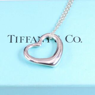 ティファニー(Tiffany & Co.)のTiffany ティファニー　オープンハート　ネックレス　SV925 4144(ネックレス)