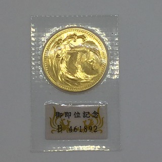 ◎◎ 天皇陛下 御即位記念 10万円 金貨 平成2年 ブリスターパック入り 記念硬貨 記念コイン