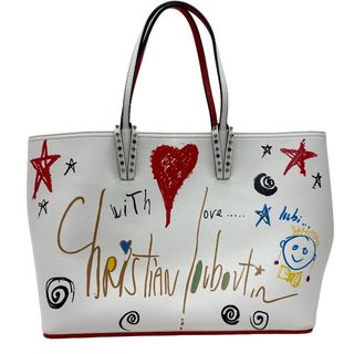 クリスチャンルブタン(Christian Louboutin)のクリスチャンルブタン Christian Louboutin トートバッグ
 スタッズ カバタ ホワイト(トートバッグ)