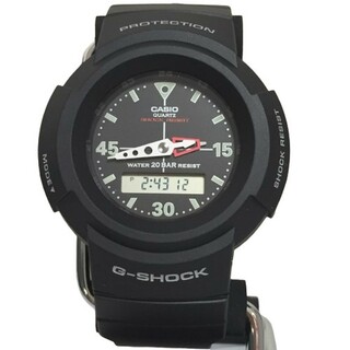 ジーショック(G-SHOCK)のG-SHOCK ジーショック CASIO カシオ 腕時計 AW-500E-1EJF デジアナ アナデジ クォーツ メンズ 美品 ブラック(腕時計(アナログ))