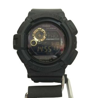 ジーショック(G-SHOCK)のG-SHOCK ジーショック CASIO カシオ G-9300GB MUDMAN マッドマン デジタル タフソーラー 電波ソーラー メンズ ブラック(腕時計(デジタル))