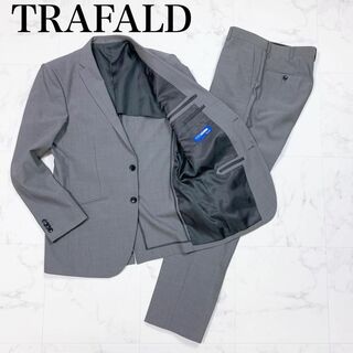■TRAFALD クールマックス メンズスーツセットアップ　98AB6(セットアップ)
