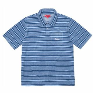 Supreme - 新品未開封【Royal ・XXL】 Stripe Terry S/S Polo