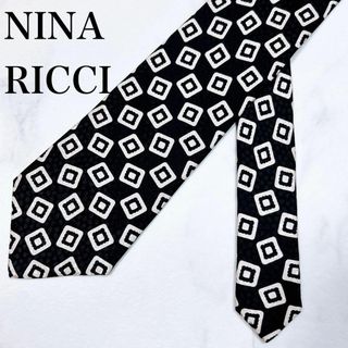 ニナリッチ(NINA RICCI)の◇【新品】NINA RICCI シルクネクタイ フランス製 紳士 総柄(ネクタイ)