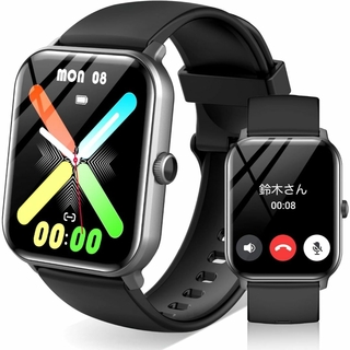 スマートウォッチ 通話機能付き Smart Watch アンドロイド対応 (腕時計(デジタル))