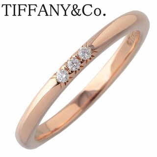ティファニー(Tiffany & Co.)のティファニー ダイヤ リング クラシック バンド フォーエバー 3PD 7.5号～8号 幅1.9mm Au750PG 新品仕上げ済 TIFFANY【17473】(リング(指輪))