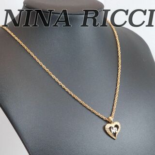 ニナリッチ(NINA RICCI)のニナリッチ　NINA RICCI NR ロゴ　ネックレス　ゴールド　1304(ネックレス)