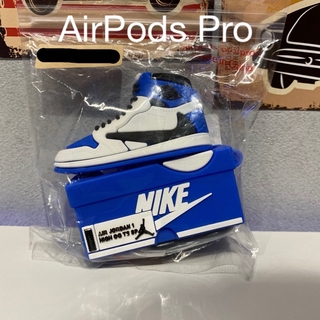 AirPodsPro 第1、2世代 ケース スニーカー ブルー 新品 未使用品(ヘッドフォン/イヤフォン)