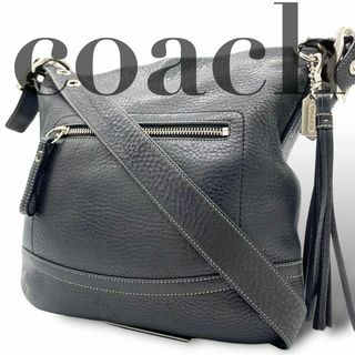 コーチ(COACH)の極美品 COACH コーチ レザー ブラック 黒 ショルダーバッグ 1427(ショルダーバッグ)