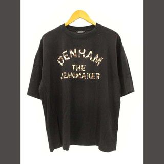 デンハム(DENHAM)のデンハム DENHAM 23SS レオパードプリントTシャツ 半袖 黒 M(Tシャツ/カットソー(半袖/袖なし))