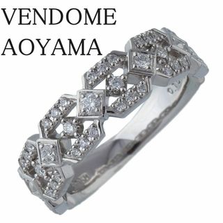 ヴァンドームアオヤマ(Vendome Aoyama)のヴァンドーム青山 ダイヤ リング エリティエール 10号 0.16ct Pt950 新品仕上げ済 VENDOME AOYAMA VA【17370】(リング(指輪))