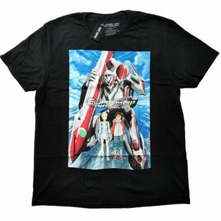 交響詩篇エウレカセブン　Tシャツ　XLサイズ　黒　アニメT　海外オフィシャル *(Tシャツ/カットソー(半袖/袖なし))