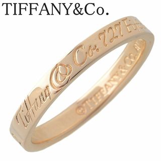 Tiffany & Co. - ティファニー ノーツナロー ニューヨーク リング 12号強 幅2.7mm AU750YG 新品仕上げ済 TIFFANY【17162】