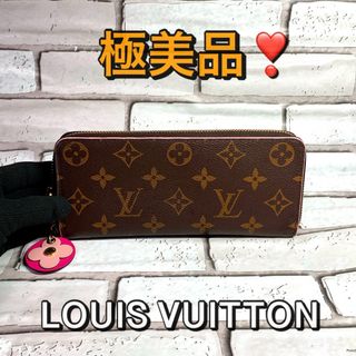 LOUIS VUITTON - ルイヴィトン ポルトフォイユクレマンス フラワー モノグラム 長財布M64201