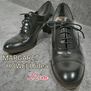 MARGARET HOWELL - マーガレットハウエル◎美品！本革パンプス(22)チャンキーヒール