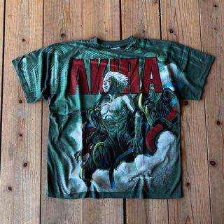 AKIRA アキラ　総柄T 古着T 映画T(Tシャツ/カットソー(半袖/袖なし))