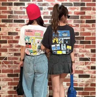 ロデオクラウンズワイドボウル(RODEO CROWNS WIDE BOWL)の０５２８コミックBIG Tシャツ お揃いコーデ♪(Tシャツ(半袖/袖なし))