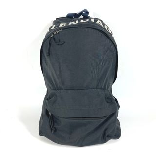 バレンシアガ(Balenciaga)のバレンシアガ BALENCIAGA ウィール ロゴ 507460 バイカラー バックパック カバン リュックサック ナイロン ブラック(バッグパック/リュック)