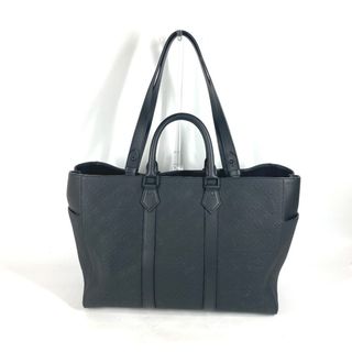 ルイヴィトン(LOUIS VUITTON)のルイヴィトン LOUIS VUITTON サックプラ 24H M21865 トリヨンモノグラム ショルダーバッグ カバン 2WAYバッグ トートバッグ トリヨンレザー ノワール ブラック 美品(トートバッグ)