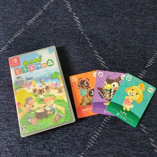 ニンテンドースイッチ(Nintendo Switch)のあつまれ どうぶつの森　amiiboカード付(家庭用ゲームソフト)