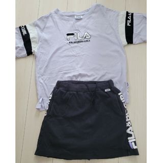 ブルークロス(bluecross)のブルークロスガールズ×FILA セットアップMサイズ。(Tシャツ/カットソー)