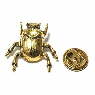 pin-1484　ラペルピン★ピンズ　コガネムシ　黄金虫　スカラベ　昆虫　縁起物(その他)