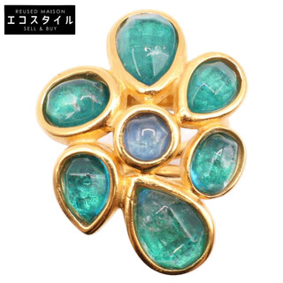 グーセンスパリ 【美品】23091910007110 MINI CABOCHONS ring カラーストーン フラワーモチーフ 53(リング(指輪))