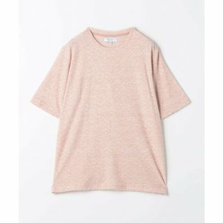 アデイインザライフ(a day in the life)の【LT.PINK】メランジパイル ベーシッククルーネックTシャツ <A DAY IN THE LIFE>(Tシャツ/カットソー(半袖/袖なし))