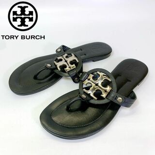 Tory Burch - 3326 トリーバーチ　サンダル　トングサンダル　レディース　ブラック　24cm
