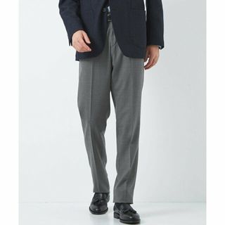 ユナイテッドアローズグリーンレーベルリラクシング(UNITED ARROWS green label relaxing)の【MD.GRAY】TW サキソニー スリム NP スラックス -ウォッシャブル・ストレッチ・ウエストアジャスター-(その他)