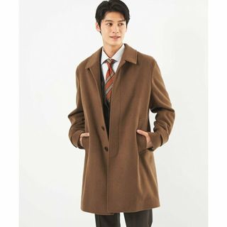 ユナイテッドアローズグリーンレーベルリラクシング(UNITED ARROWS green label relaxing)の【MD.BROWN】W/カシミヤ ビーバー ステンカラーコート(その他)